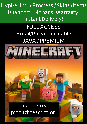 JAVA/PREMIUM | FULL ACCESS - instant changeable |Hypixel random | #M9