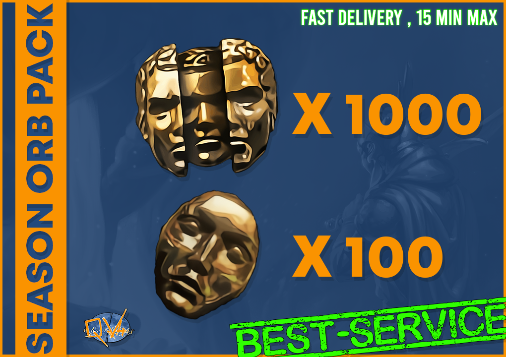 PC Ancestor Standard PACK: 100 Divine Orbs + 1000 chaos Instant