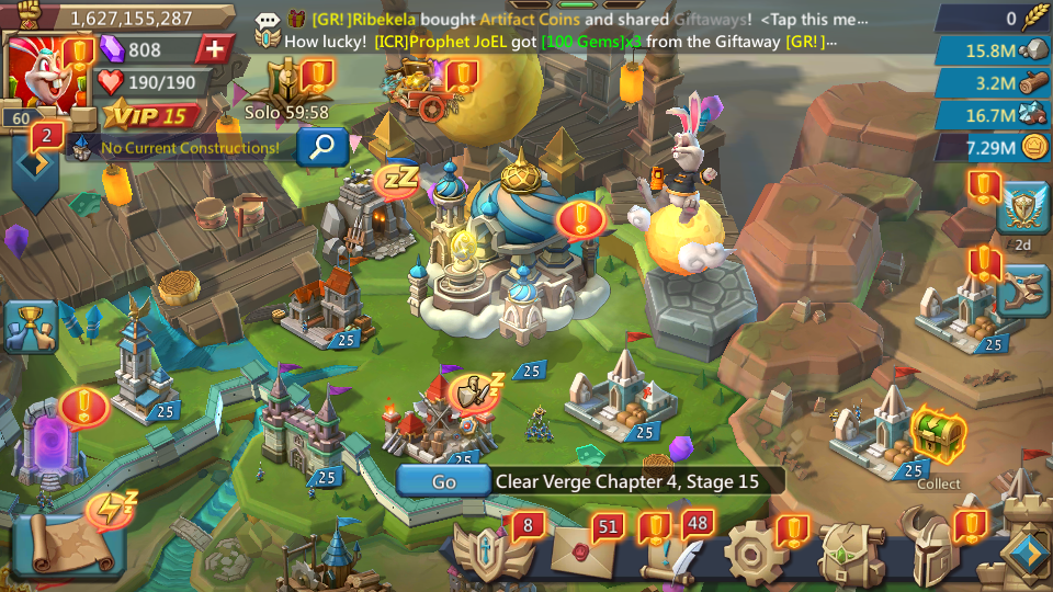 LORD901 Account 1B387 Mights (T5)  ATK 700+ - 912M Research - 43M Troop 11 Migrations Scroll