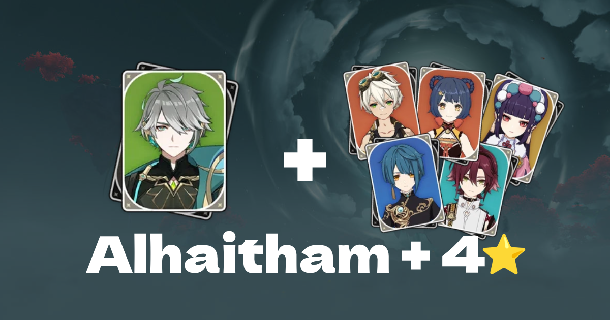 NA ALHAITHAM + 4 ⭐ | STARTER NO BINDS FAST DELIVERY GENSHIN ACCOUNT