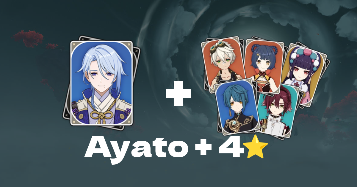EU AYATO + 4 ⭐ | STARTER NO BINDS FAST DELIVERY GENSHIN ACCOUNT