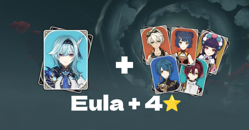 EU EULA + 4 ⭐ | STARTER NO BINDS FAST DELIVERY GENSHIN ACCOUNT