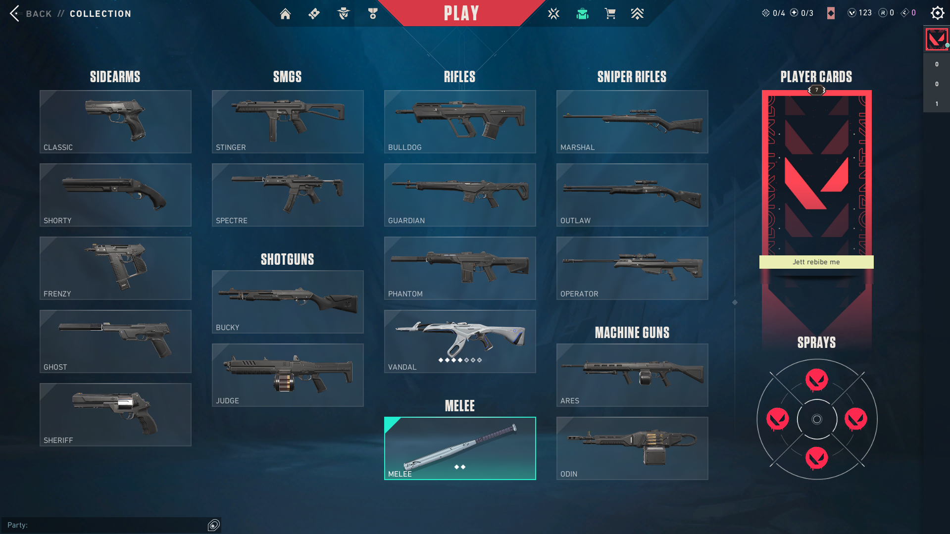 Baseball Bat(knife)upgraded+ Ion vandal upgraded+123 VP/Personal account with first E-mail+ the receipts/ FUll access+instant delivery/ Turkish