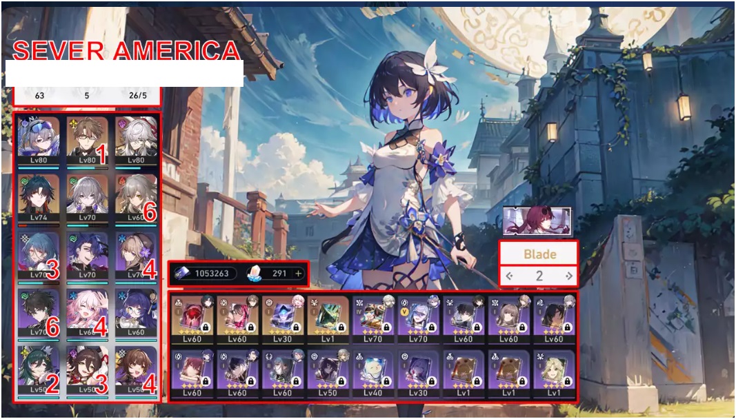 NA  Wolf Welt Jing Yuan Blade Bronya AR63 Famle