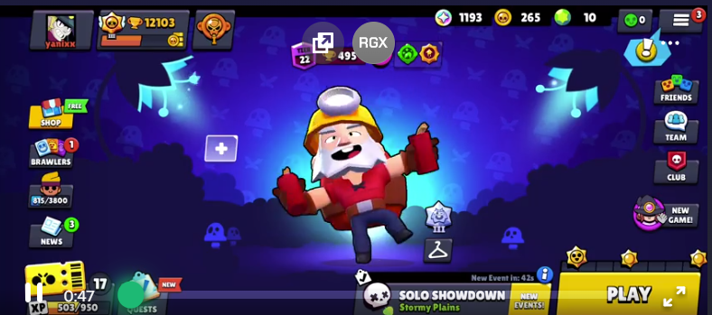 52x Brawler - 12103 CUP - 22 Skin ✅ 3x 10 LvL - 6x 9 LvL ✅ Cordelius | Stone Troll Lou, Trash Panda Penny | Edgar, Spike, Leon