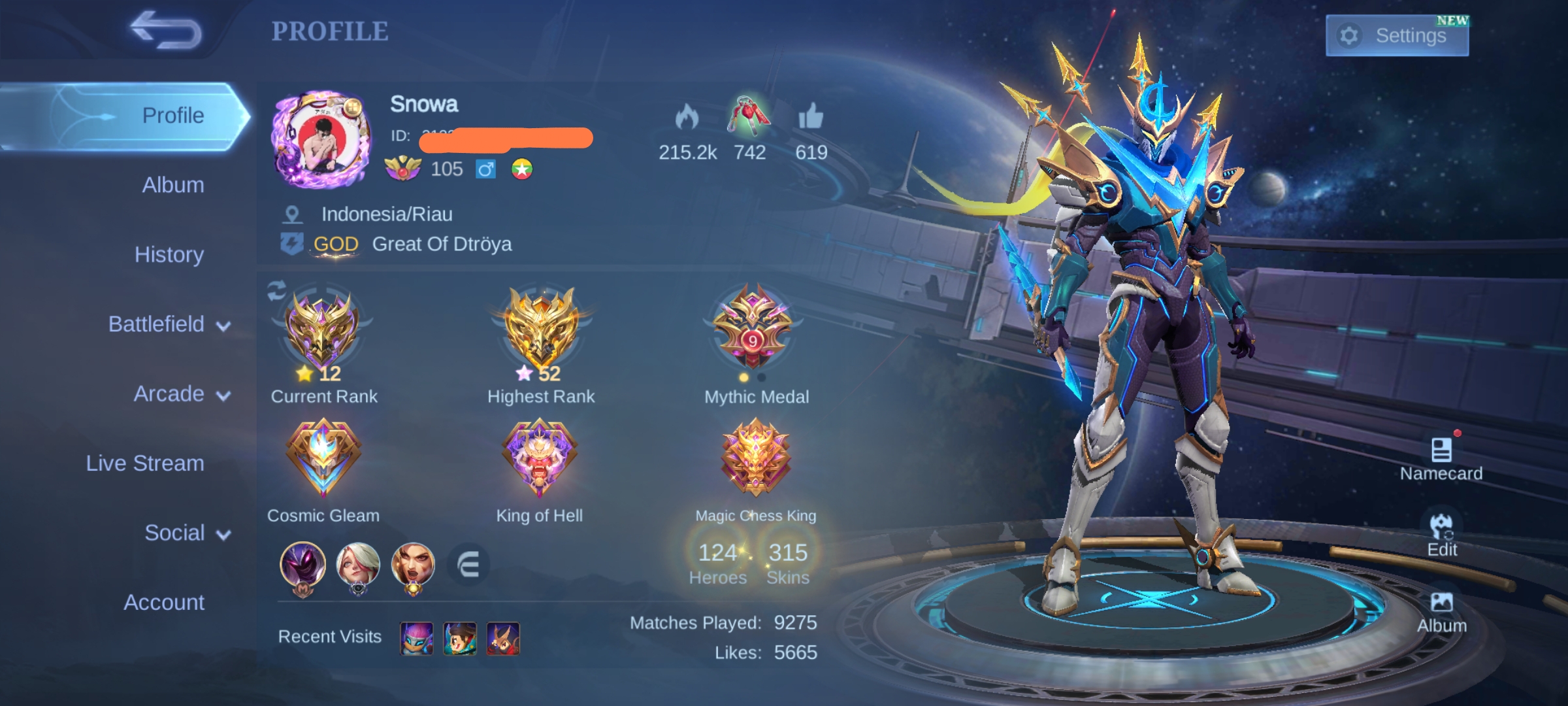 315 SKINS | LEGEND GUSION AND FRANCO, CC GUSION AND JAWHEAD, 47 EPIC/+ SKINS